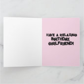 FUNNY RETRO HUUSEWIFE BIRTHDAY FRIEND KAART (Binnen)