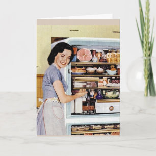FUNNY RETRO HUUSEWIFE FRIENDSHIP KAART