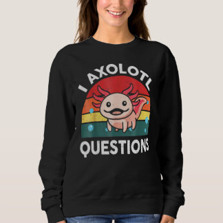 Funny Retro I Axolotl vraagt roze Salamander Ki Trui