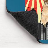 Funny Retro Japanese Dogzilla Soft Coated Wheaten  Muismat (Hoek)