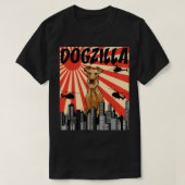 Funny Retro Japans Dogzilla Irish Terrier Pullov T-shirt (Design voorkant)