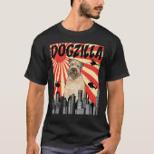 Funny Retro Japans Dogzilla Soft Coated Wheaten T-shirt (Voorkant)