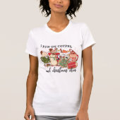 Funny Retro-kerstkoffie Shirt (Voorkant)