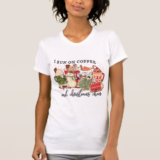Funny Retro-kerstkoffie Shirt