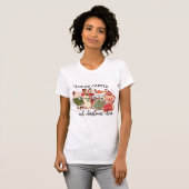 Funny Retro-kerstkoffie Shirt (Voorkant volledig)