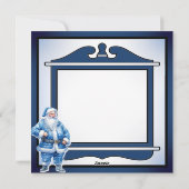 Funny Retro Kerstmis Feestdagenkaart (Achterkant)