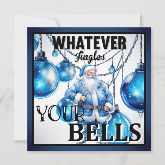 Funny Retro Kerstmis Feestdagenkaart (Voorkant)