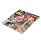 Funny retro  keuken tegeltje (Zijkant)