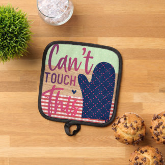 Funny Retro Kitchen Oven Mitt | Pannenlap
