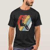 Funny Retro  Kitesurfing 80s Stijl T-shirt (Voorkant)