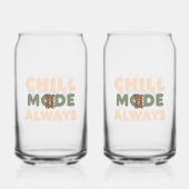 Funny Retro Lazy Day Saying Blikvorm Glas (Voorkant)