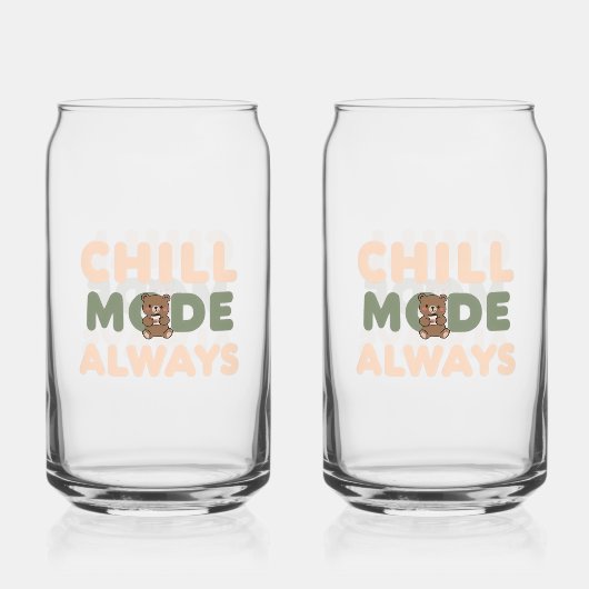 Funny Retro Lazy Day Saying Blikvorm Glas (Achterkant)