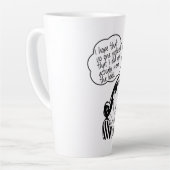 Funny Retro Leading Club Book Latte Mok (Linkerhoek)