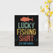 Funny Retro  Lucky Gevist Shirt was niet Kaart (Gele Bloem)