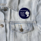 Funny Retro mama Button (In situ)