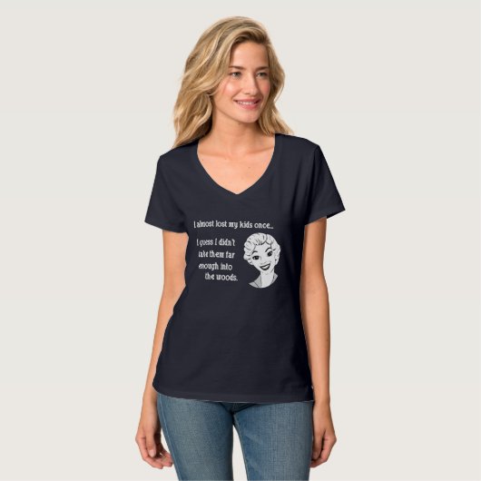 Funny Retro mama Shirt (Voorkant volledig)
