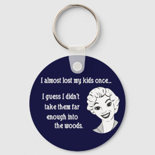 Funny Retro mama Sleutelhanger