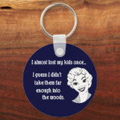 Funny Retro mama Sleutelhanger (Voorkant)