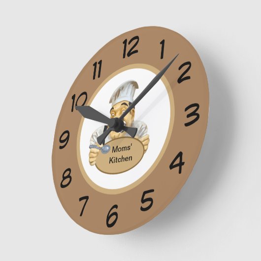Funny Retro Mam's Keukenwandklokken Ronde Klok (Hoek)