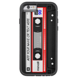 Funny Retro Music Cassettebandje Patroon iPhone 13 Hoesje