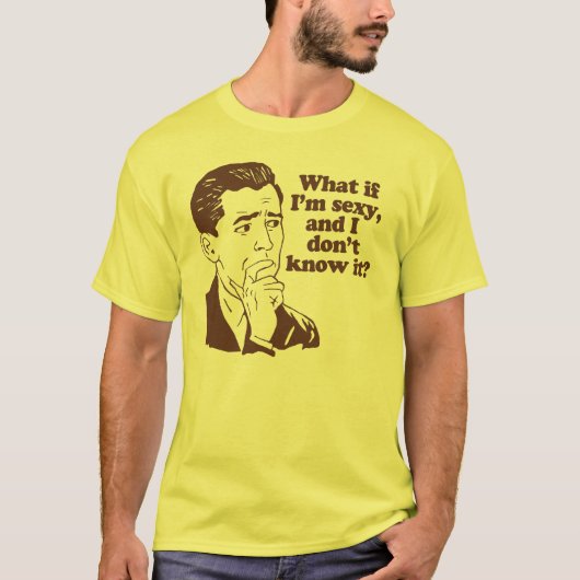 Funny Retro Parody Humor T-shirt (Voorkant)