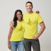 Funny Retro Pear Runner T-shirt (Unisex)