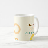 Funny Retro Pickleball Raccoon Gift Koffiemok (Voorkant rechts)