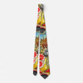 Funny Retro Pinball Machine Stropdas (Achterkant)