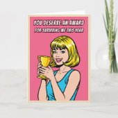 Funny Retro Pop Art Teacher Appreciation Card Kaart (Voorkant)