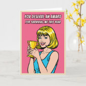 Funny Retro Pop Art Teacher Appreciation Card Kaart (Gele Bloem)