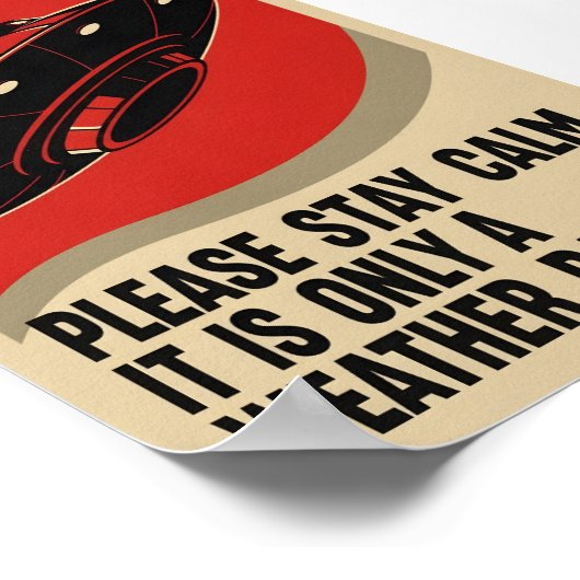 Funny Retro Propaganda UFO Poster (Hoek)