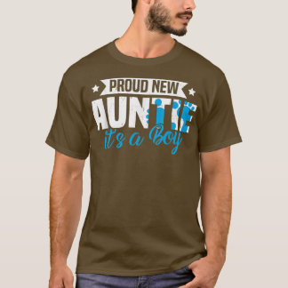 Funny Retro Proud New Auntie... Het is een man die T-shirt