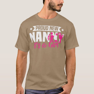 Funny Retro Proud New Nanny Het is een meisje seks T-shirt