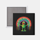 Funny Retro Rainbow Frog Connection The Lovers The Magneet (Voorkant / Achterkant)