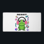 Funny Retro Resist Frog – Vintage 90s Rebellion  Bureaumat<br><div class="desc">Style: 31.5" x 15.5" Desk Mat This desk mat is as practical as it is stylish. Perfect for writing, typing, or crafting, our multifunctional desk mat will brighten up any home office or work area with an edge-to-edge dye-sublimation print. Made from durable 3mm thick neoprene material, it features an anti-slip...</div>