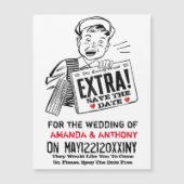 Funny retro save the date (Voorkant)