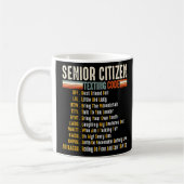 Funny Retro Senior Citizen S Texting Code 4 Elderl Koffiemok (Links)