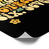 Funny Retro Six Seven 6 7 Meme Teacher Studnet Rea Poster (Hoek)