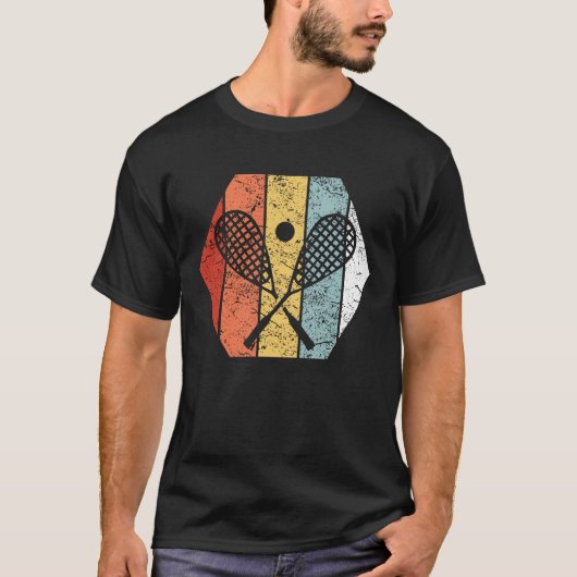 Funny Retro  Squash 80s Style T-shirt (Voorkant)