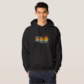 Funny Retro Taco I Wonder If Tacos Think About Me Hoodie (Voorkant volledig)