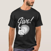 Funny Retro  Turkey Jive Funny Gift for Thans T-shirt (Voorkant)