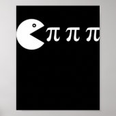 Funny retro videogame PI Day Wiskunde leraar Poster (Voorkant)