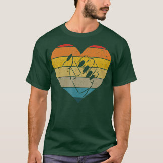 Funny Retro Vintage Nail Technician Manicurist T-shirt