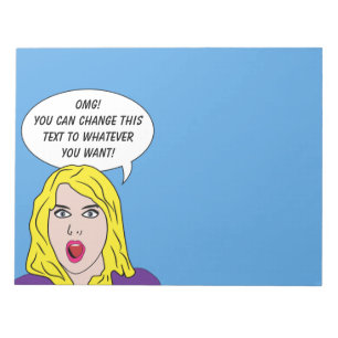 FUNNY RETRO VOMAN aangepaste laptops Notitieblok