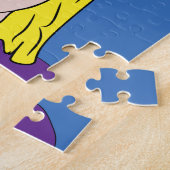 FUNNY RETRO VROUW aangepaste puzzel Legpuzzel (Zijkant)