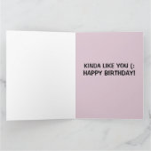 FUNNY RETRO VROUW BIRTHDAY KAART VOOR HAAR (Binnen)