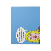FUNNY RETRO VROUWEN aangepaste notitieblokken (Linkerzijde)