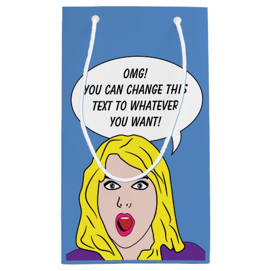 FUNNY RETRO VROUWENDOSSIER KLEIN CADEAUZAKJE (Achterkant)