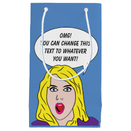 FUNNY RETRO VROUWENDOSSIER KLEIN CADEAUZAKJE