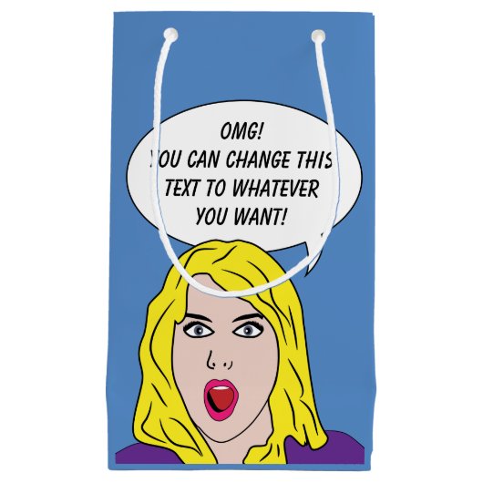 FUNNY RETRO VROUWENDOSSIER KLEIN CADEAUZAKJE (Voorkant)